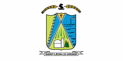 [flag of Saint-L�on-le-Grand]