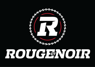 [Ottawa Redblacks alternate Logo with French text on black 2014]