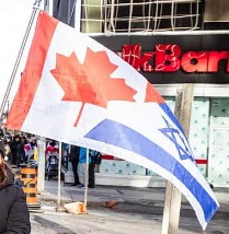 [Canada-Israel flag]