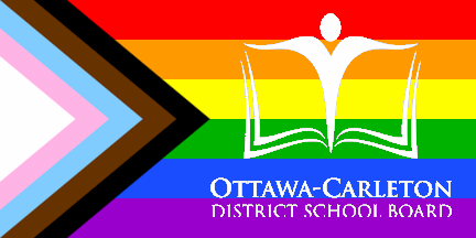 [Ottawa-Carleton District School Board Progress Pride flag]