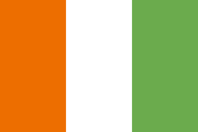 Pin's Drapeau Côte d'Ivoire flottant - Ivoirois