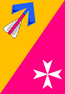 [flag of Strakonice city]