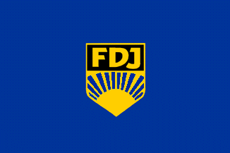 MAGNET-2" X 3"-FDJ {Freie Deutsche Jugend}-East German-DDR-Free German Youth-NEW MAGNET-2" X 3"-FDJ {Freie Deutsche Jugend}-East German-DDR-Free German Youth-NEW
