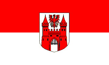 [Biesenthal city flag 1994-2001]