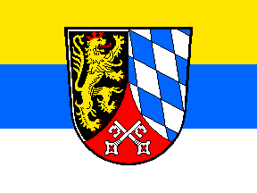 [Oberpfalz District tragefahne (Bavaria, Germany)]