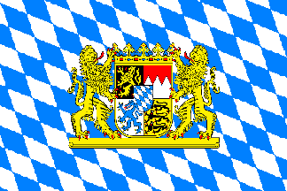 [Flag Variant, Horizontal Lozengy with Greater Arms (Bavaria, Germany)]