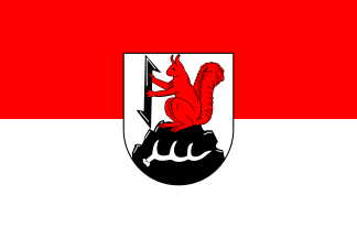 [Hirschhorn(Pfalz) municipal flag]
