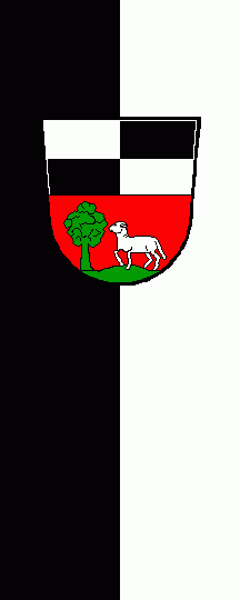 [Kleinlangheim town banner bw]