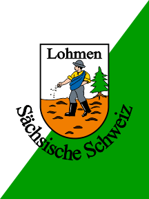 [Lohmen (Sachsen) municipal banner]