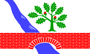 [Klein Gladebrügge municipal flag]
