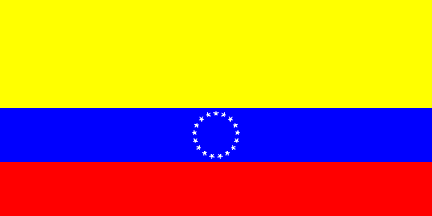 [special service flag for municipal Buildings 17 stars (Ecuador)]