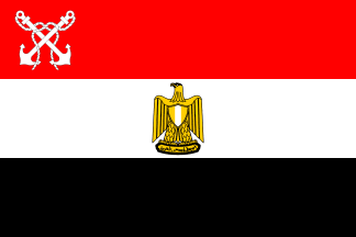 [Egyptian naval ensign]