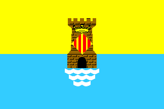 [City of Castelldefels, variant 2 (Catalonia, Spain)]