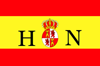 [Customs Ensign, unofficial flag variant c.1842-1858 (Spain)]