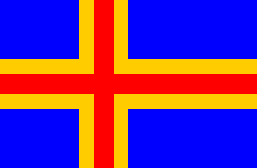 [The Flag of the Åland Islands]