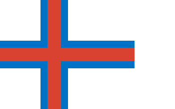 [Flag of the Faroe Islands - Swallowtail]