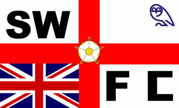 [Home made Sheffield Wednesday FC Fan Flag]