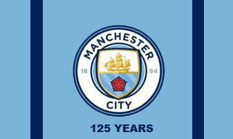 [Manchester City football club - 125 Year Flag]