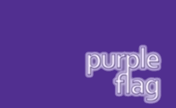 [Purple Flag Award flag]
