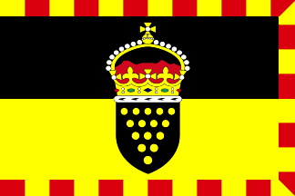 [Banner of Arms of Duchy of Cornwall]