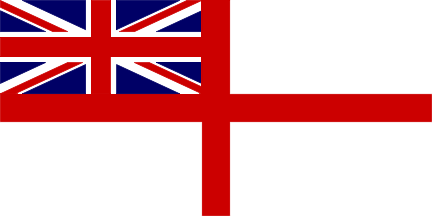 100 mm MARINE ROYALE Drapeau UK White Ensign britannique 4" Autocollants Decals x2