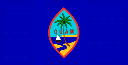 [Flag of Guam without border]