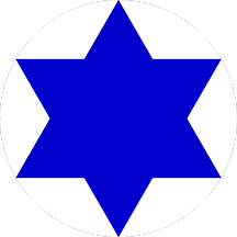 [Air Force Roundel, mistaken variant with Magen David touching edges (Israel)]