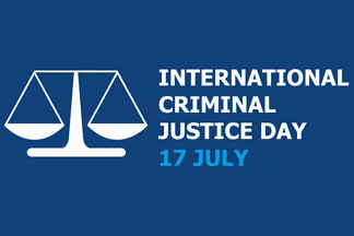 [International Criminal Justice Day Flag]