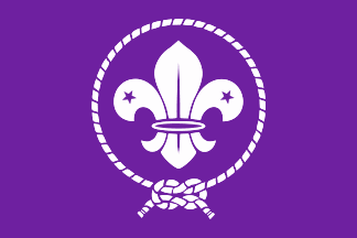 [Flag of World Org. of the Scout Movement]