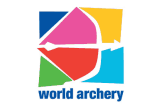 [International Archery Federation flag]