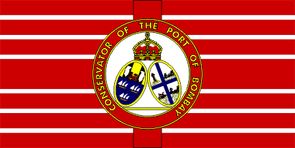 [Special Flag of the Conservators of the Port of Bombay]