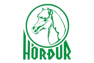 [H�r�ur Equestrian Club flag]