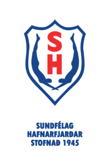 [Hafnarfj�r�ur Swimming Club flag]