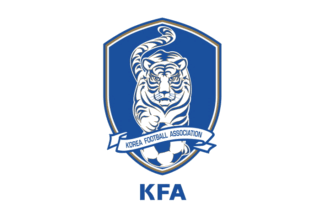 [Previous flag of Korea Football Association]