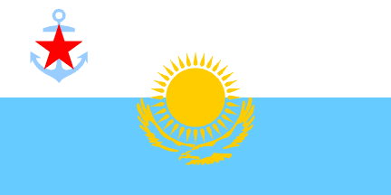 [Flag of Kazakh Navy]