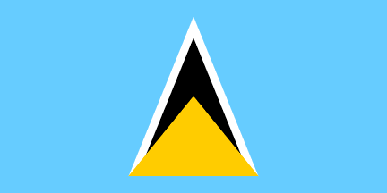 [The Flag of Saint Lucia]