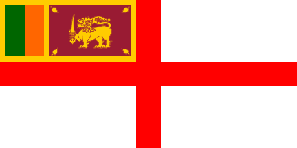 [Old naval ensign of Sri Lanka]