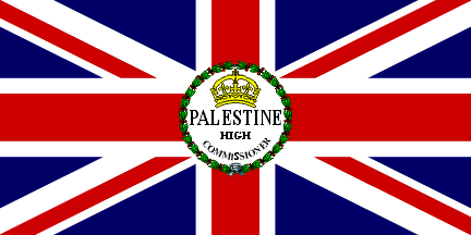 [High Commissioner for Palestine Ensign 1936-1948, official badge design (British Mandate of Palestine)]