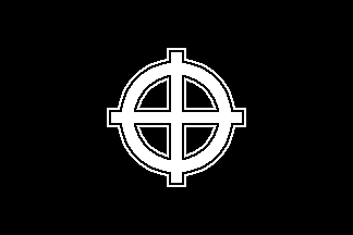 Celtic cross Neo-Nazi flag #3