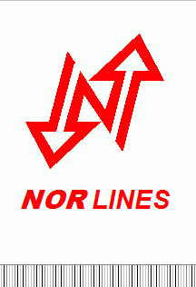 [Houseflag of Nor Lines A/S]