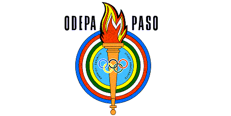 [Pan-American Sports Organization / Organización Deportiva Panamericana flag: variant 1]