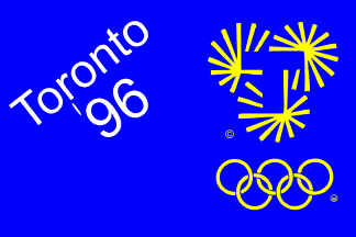 [Toronto 1996 Olympic bid flag]