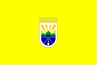 Independencia district flag