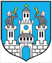 [Kożuchów coat of arms]