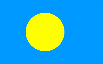 [The National Flag of Palau]