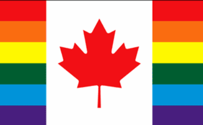 Canadian gay pride flag