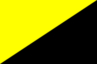 Anarcho-capitalist diagonal flag