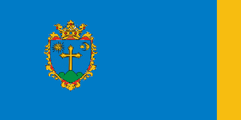[flag of Székelykereszt�r, Harghita County]