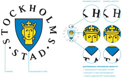 [Diagram of Coat of Arms (Stockholm)]