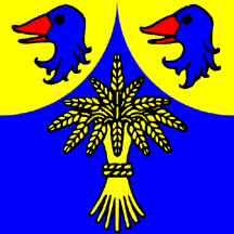 [flag of Vårgårda, banner of arms]